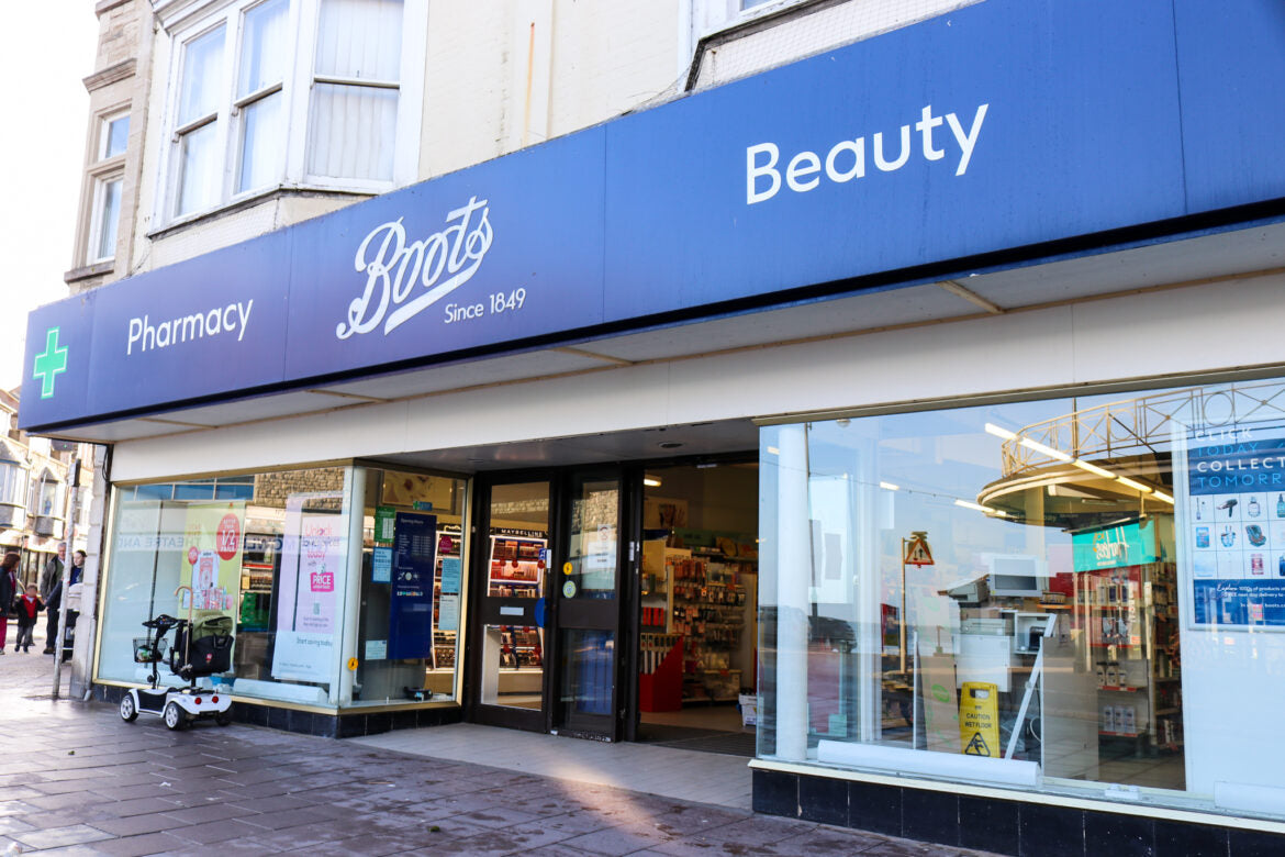 Boots pharmacy in the UK — estriol available over the counter