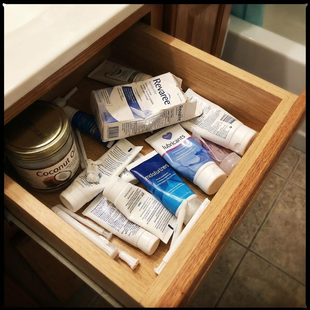 Drawer full of products that don't work