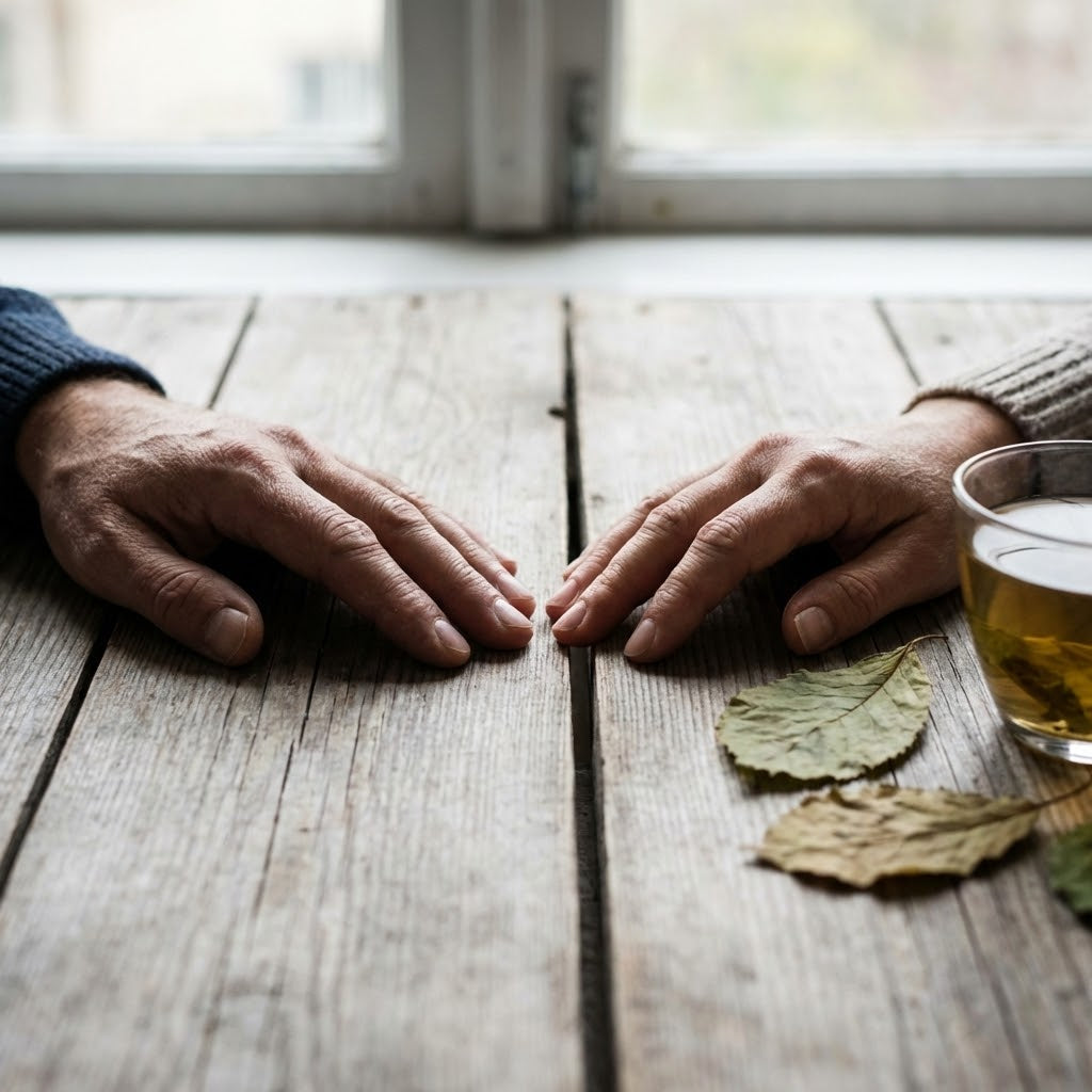 Woman reflecting on her pain