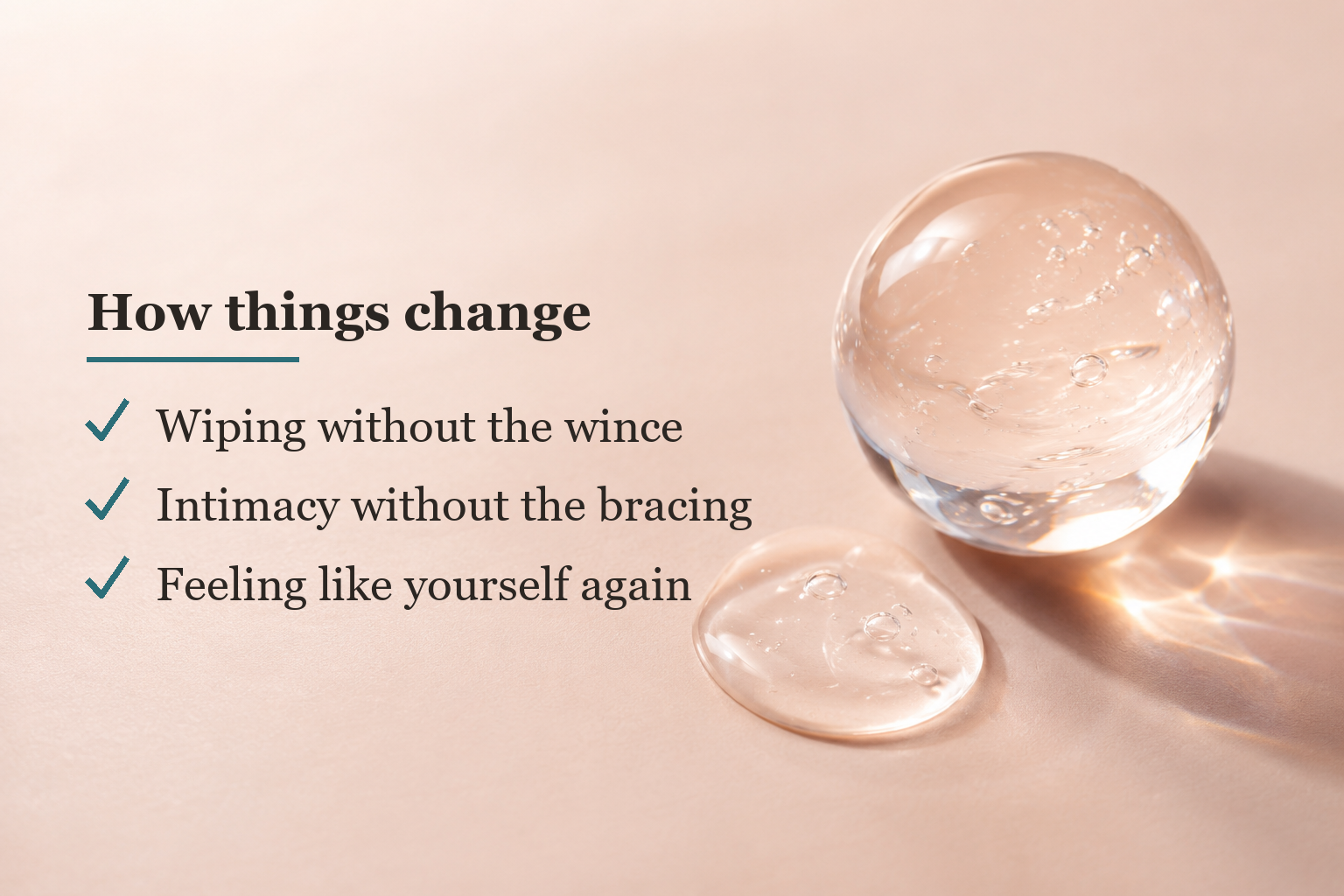 How things change: everyday comfort returns