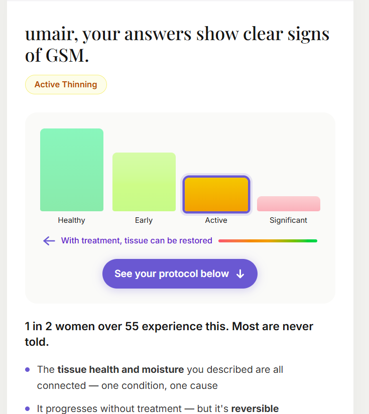 Your results preview